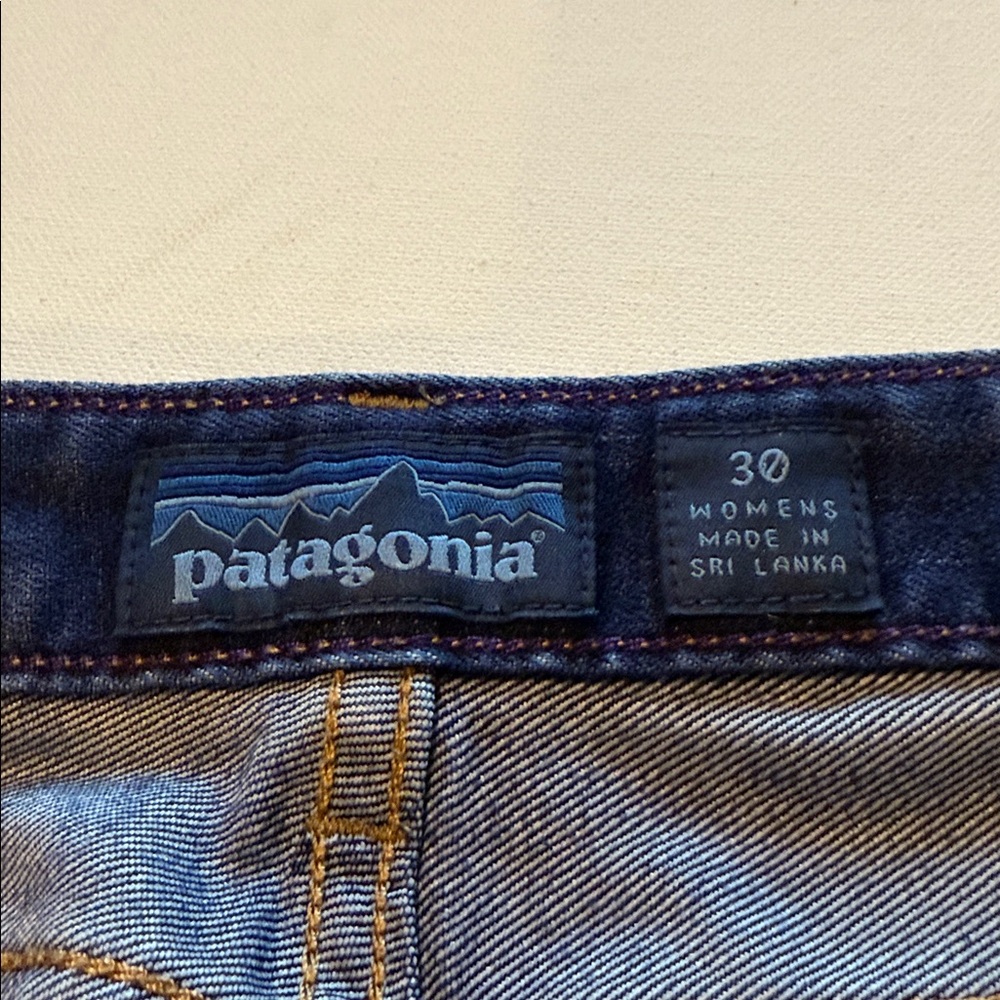 Patagonia Dark Blue Straight-Leg Women's Jeans - Picture 3 of 11